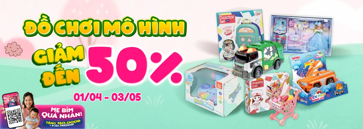 Đồ chơi mô hình giảm đến 50% T4